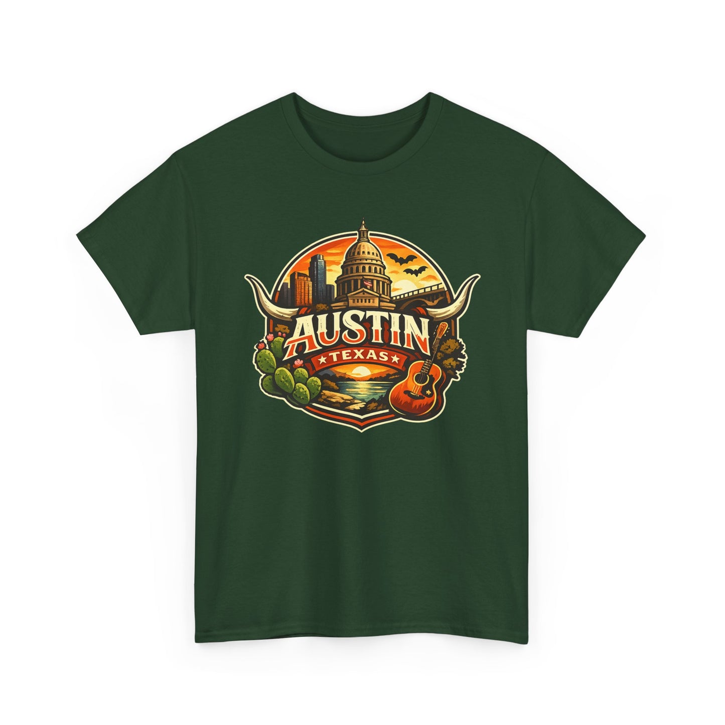 Austin Texas Vintage Travel T-Shirt