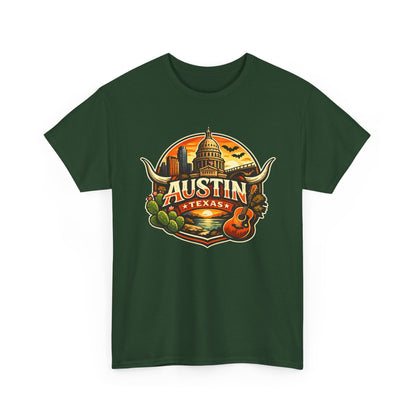 Austin Texas Vintage Travel T-Shirt