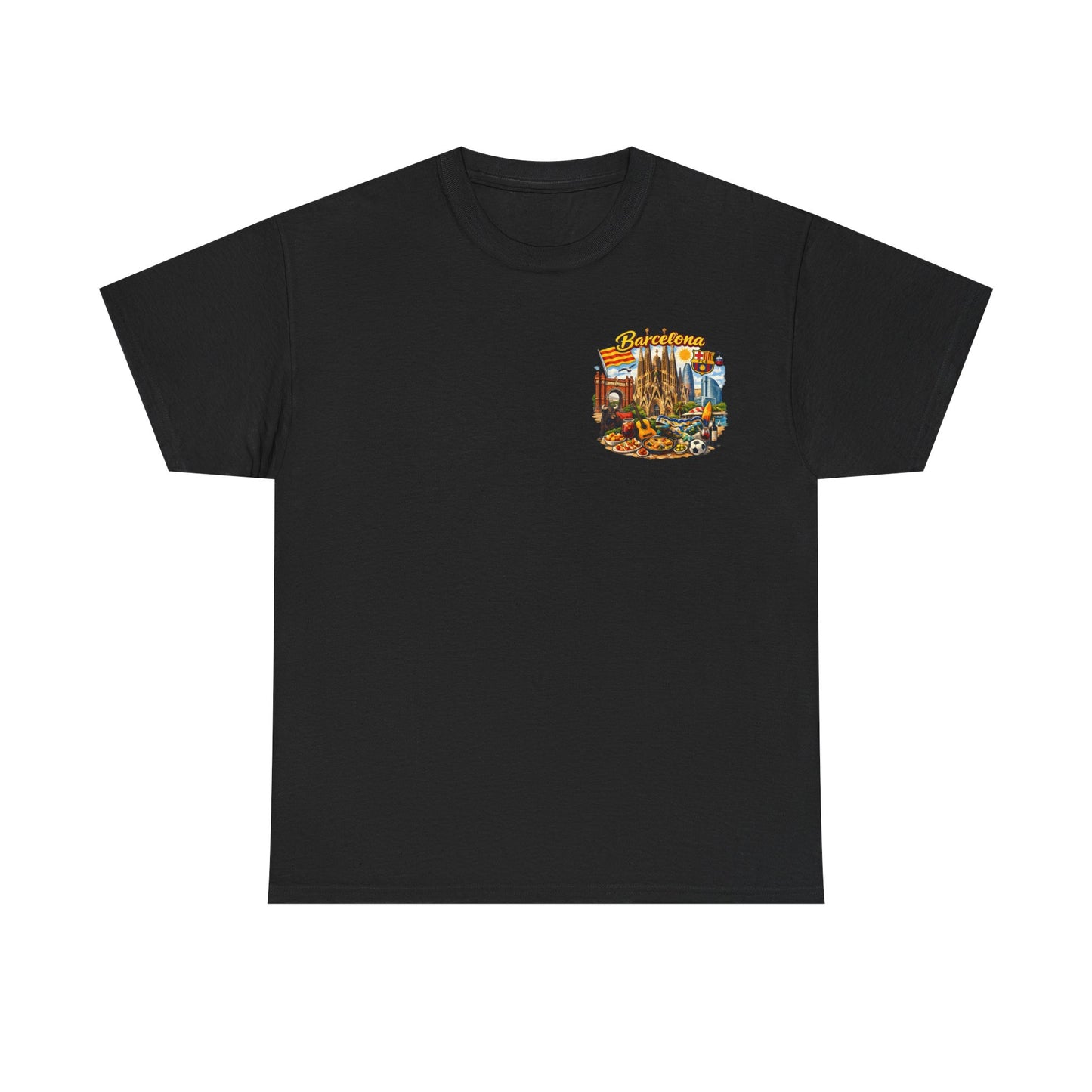 Barcelona Souvenir T‑Shirt — Vintage City Collage Tee