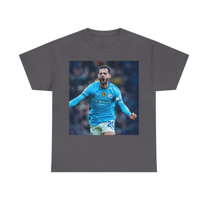 Bernardo Silva Tribute Tee – Inspirational Letter & Celebrating Goal Moment