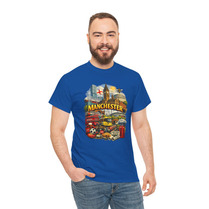 Manchester Skyline Collage T-Shirt