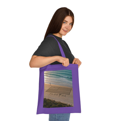 Florida Beach 100% Cotton Tote Bag