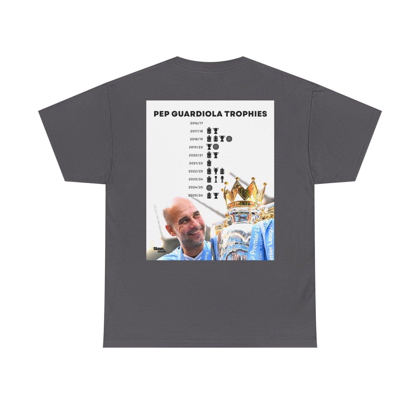 Pep Guardiola Trophies Graphic Tee