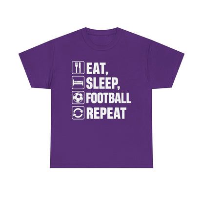 Football Eat Sleep Repeat T-Shirt