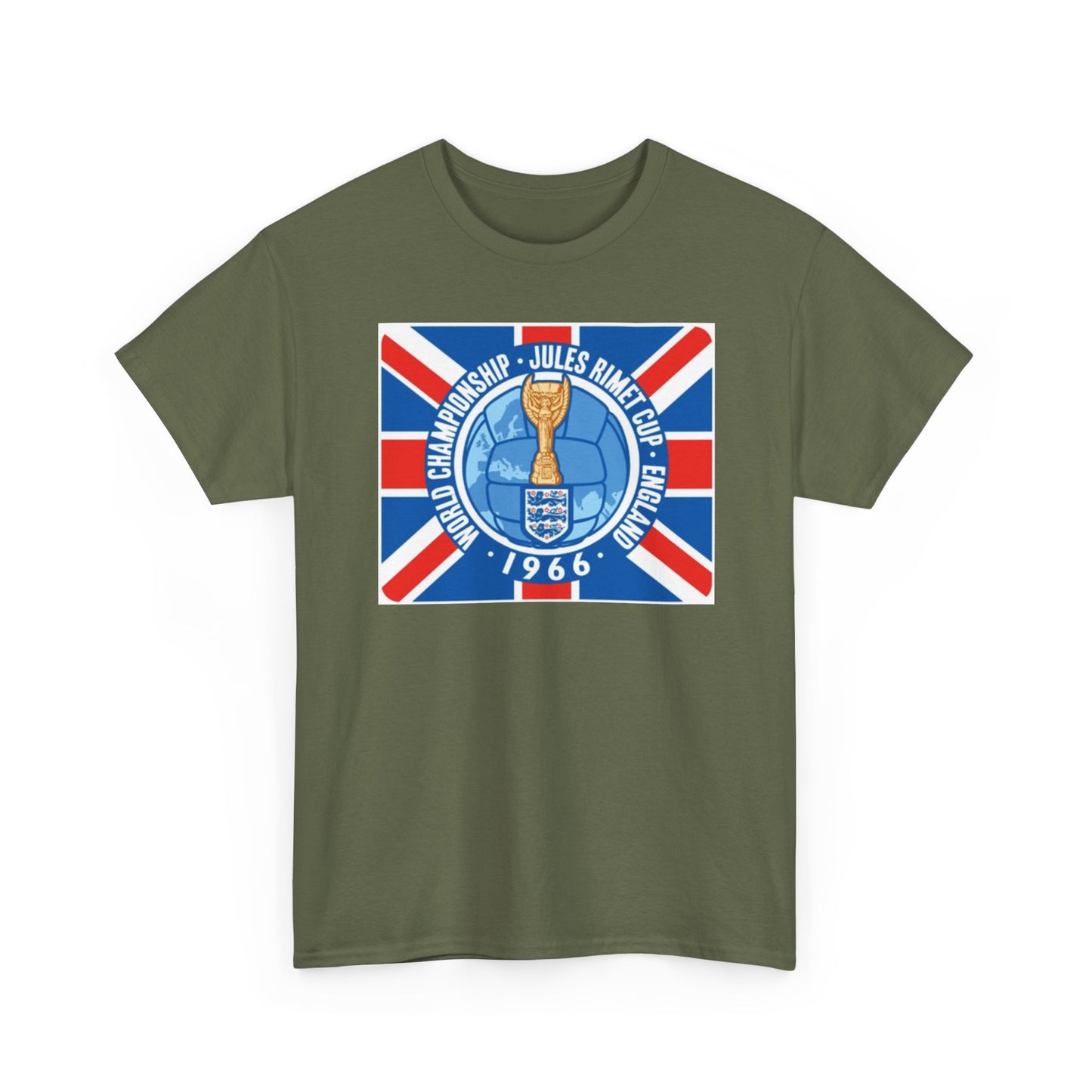 1966 World Cup Jules Rimet Trophy Tee — Vintage England Football Shirt