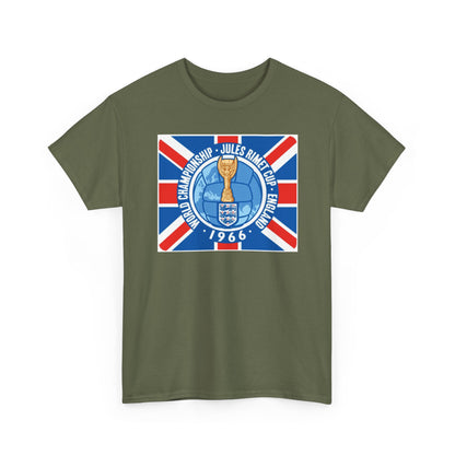 1966 World Cup Jules Rimet Trophy Tee — Vintage England Football Shirt