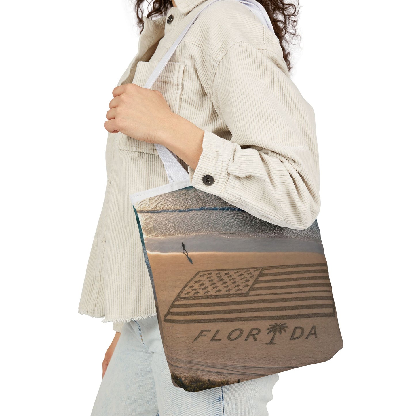 Florida Canvas Tote Bag, 5-Color Straps