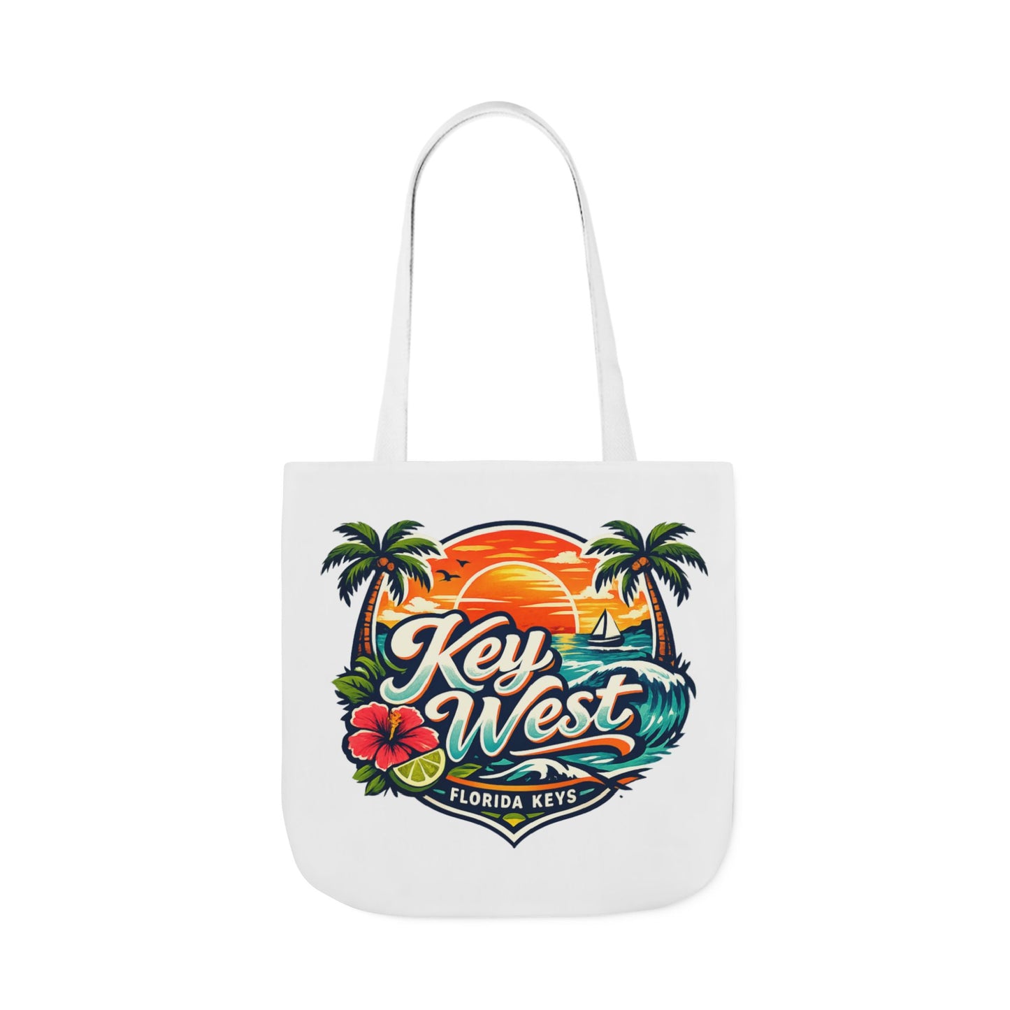 Key West Sunset Canvas Tote