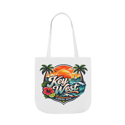 Key West Sunset Canvas Tote