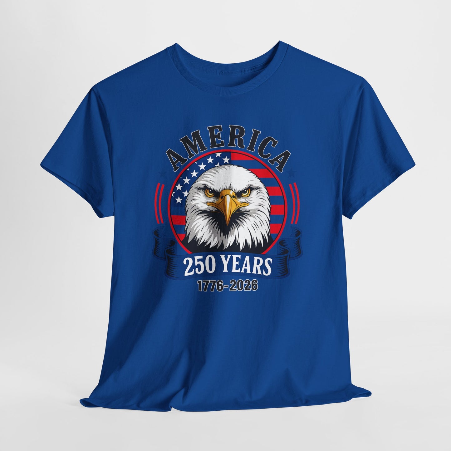 America 250 Years T-Shirt – Bald Eagle 1776–2026 Patriotic Tee