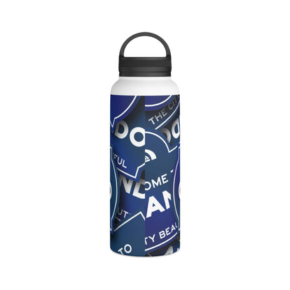 Orlando Stainless Steel Water Bottle — "Welcome to Orlando" Travel Bottle with Handle Lid