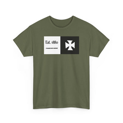 ST Mark's West Gorton (Manchester City) Est. 1880 Cross Logo T-Shirt