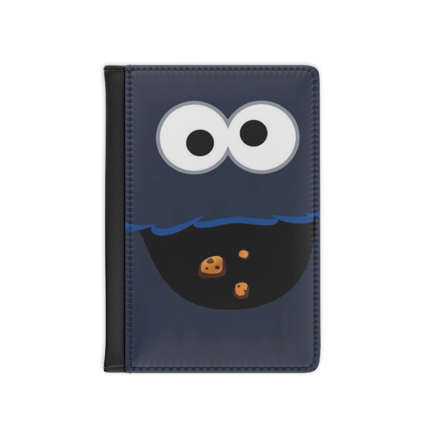 Cookie Monster Passport Cover – Fun Travel Passport Holder with Cute Cookie Design