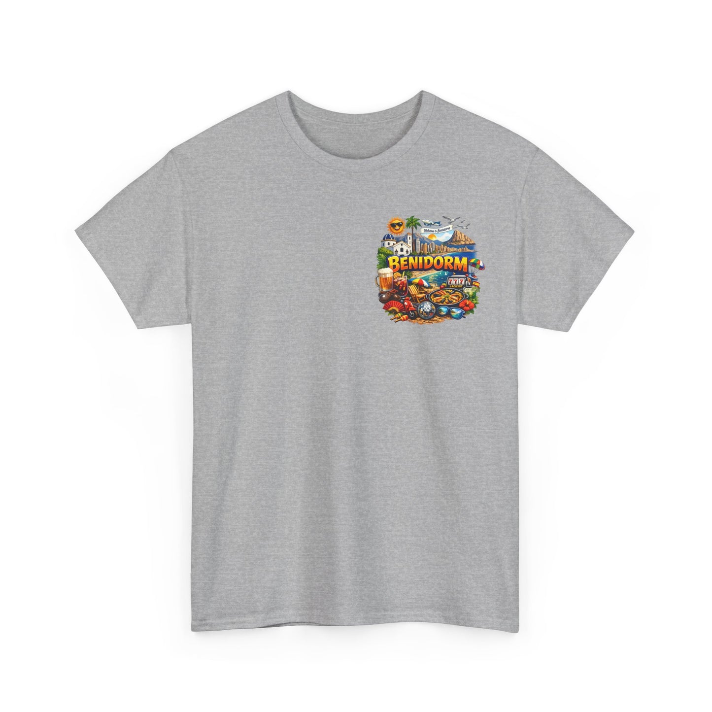Benidorm Souvenir T‑Shirt — Spain Beach Holiday Graphic Tee