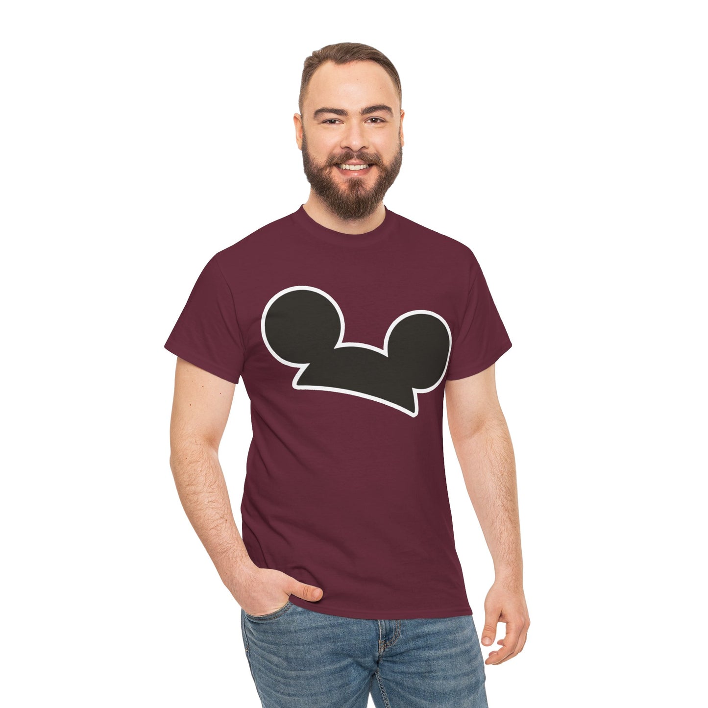 Mickey Ears Inspired Unisex Heavy Cotton Tee