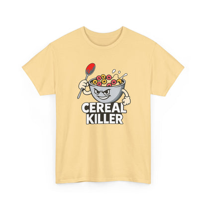 Cereal Killer Graphic Tee — Funny Breakfast Cartoon T‑Shirt