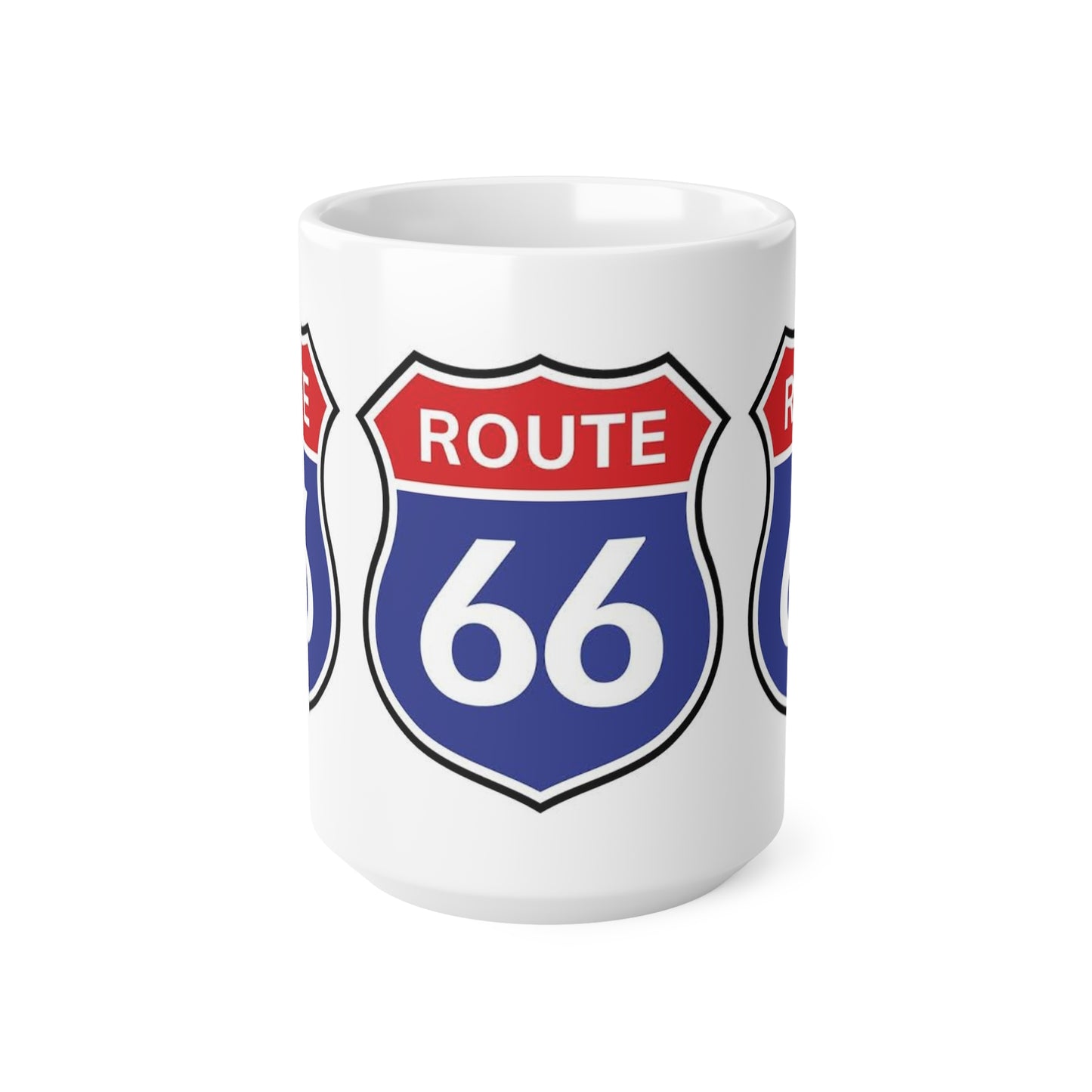 Route 66 Ceramic Coffee Mug — Retro Road Trip 11oz & 15oz
