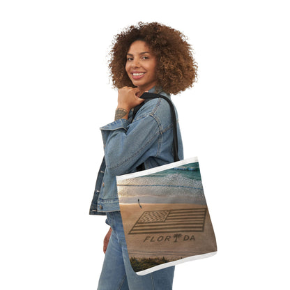 Florida Canvas Tote Bag, 5-Color Straps