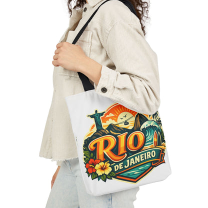 Rio de Janeiro Travel Tote — Retro Beach Canvas Bag