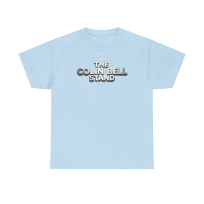 T-Shirt — “The Colin Bell Stand” Retro Chrome Text Tee