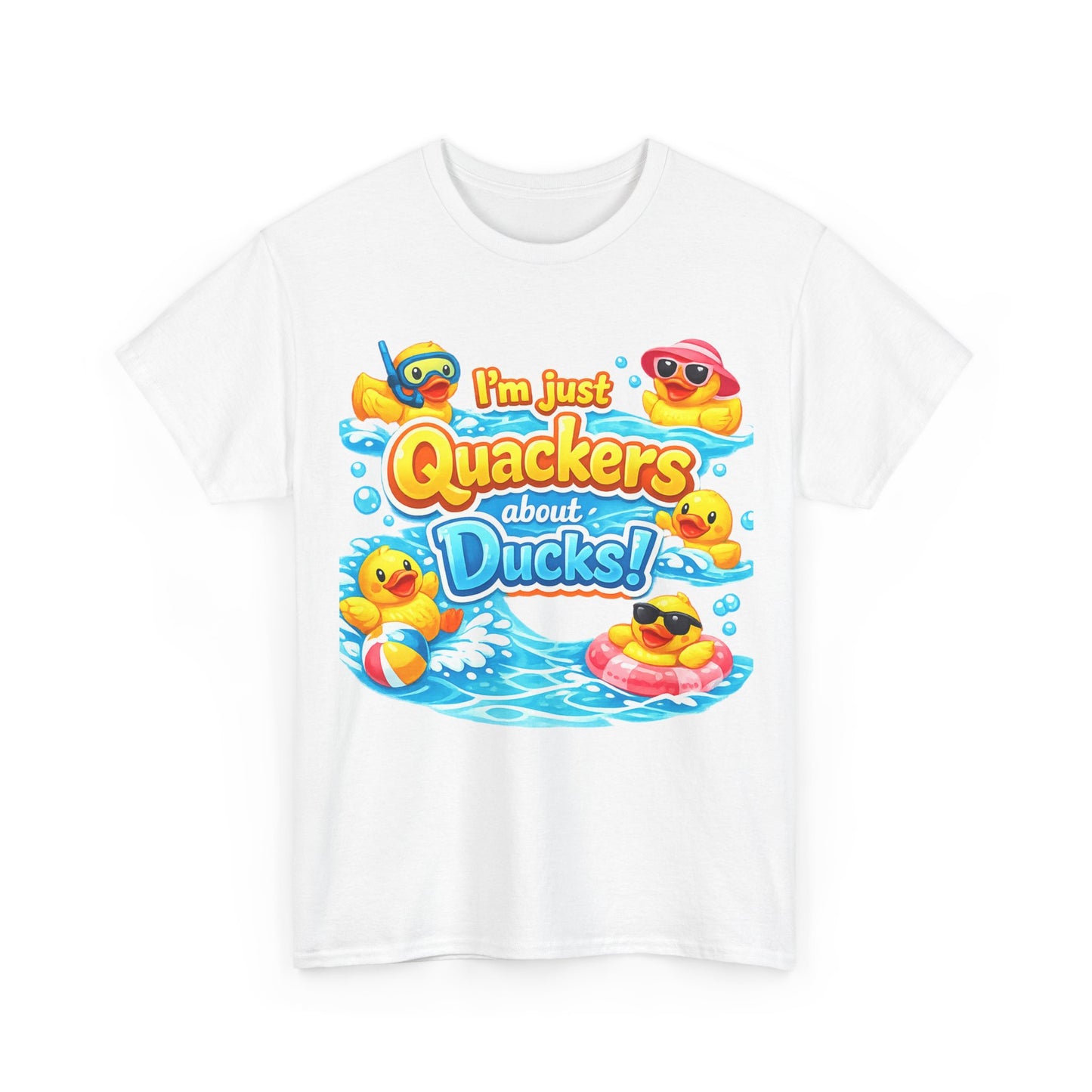 I'm Just Quackers About Ducks! Cute Rubber Duck Pool Tee