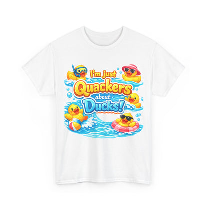 I'm Just Quackers About Ducks! Cute Rubber Duck Pool Tee