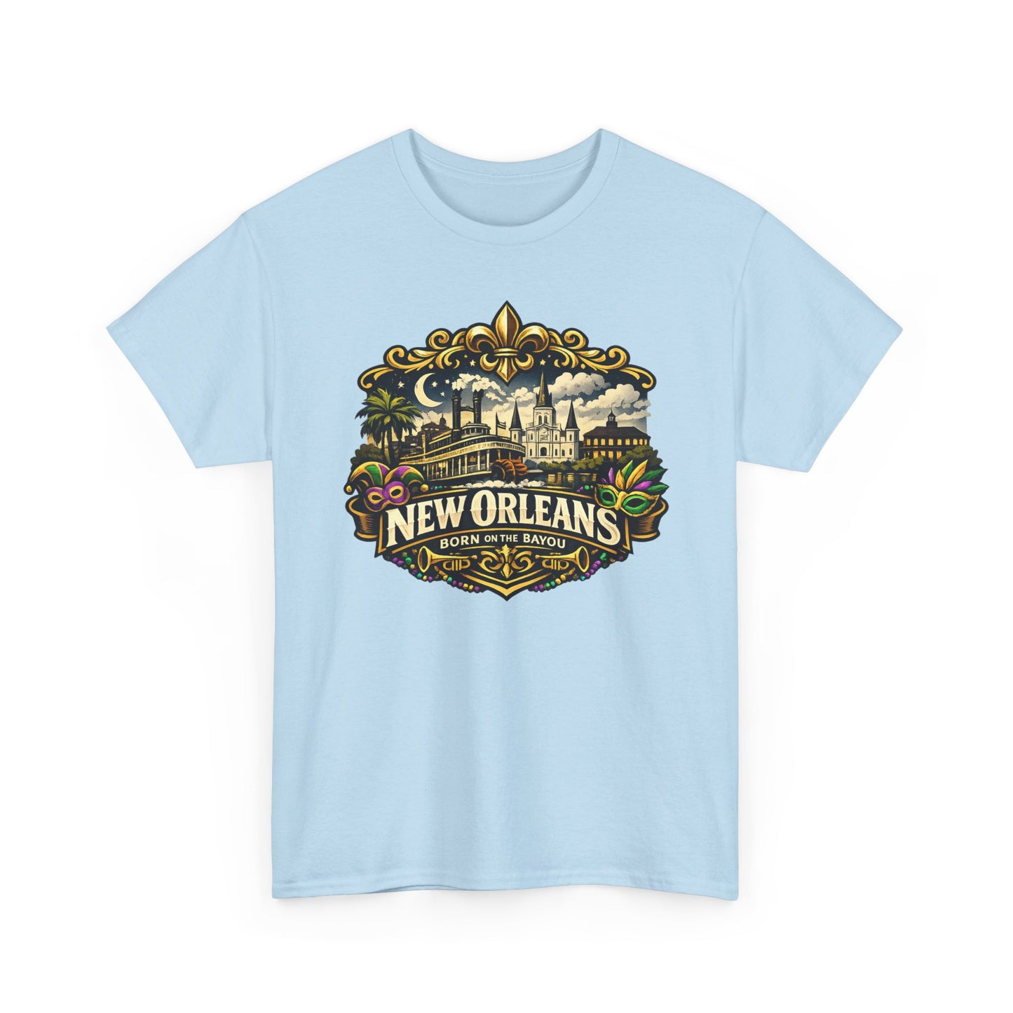 New Orleans Vintage Badge Tee — Crescent City Souvenir T-Shirt