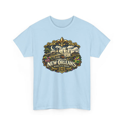 New Orleans Vintage Badge Tee — Crescent City Souvenir T-Shirt