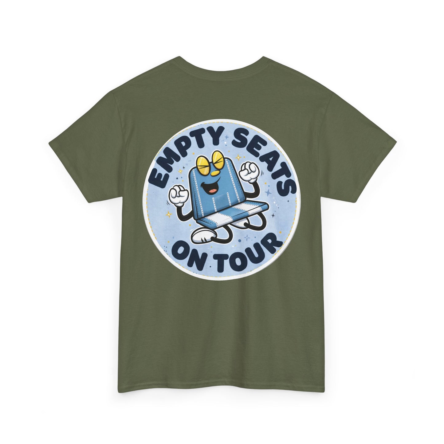 Manchester City T-Shirt — 'Empty Blue Seats On Tour' Retro Skate Graphic Tee