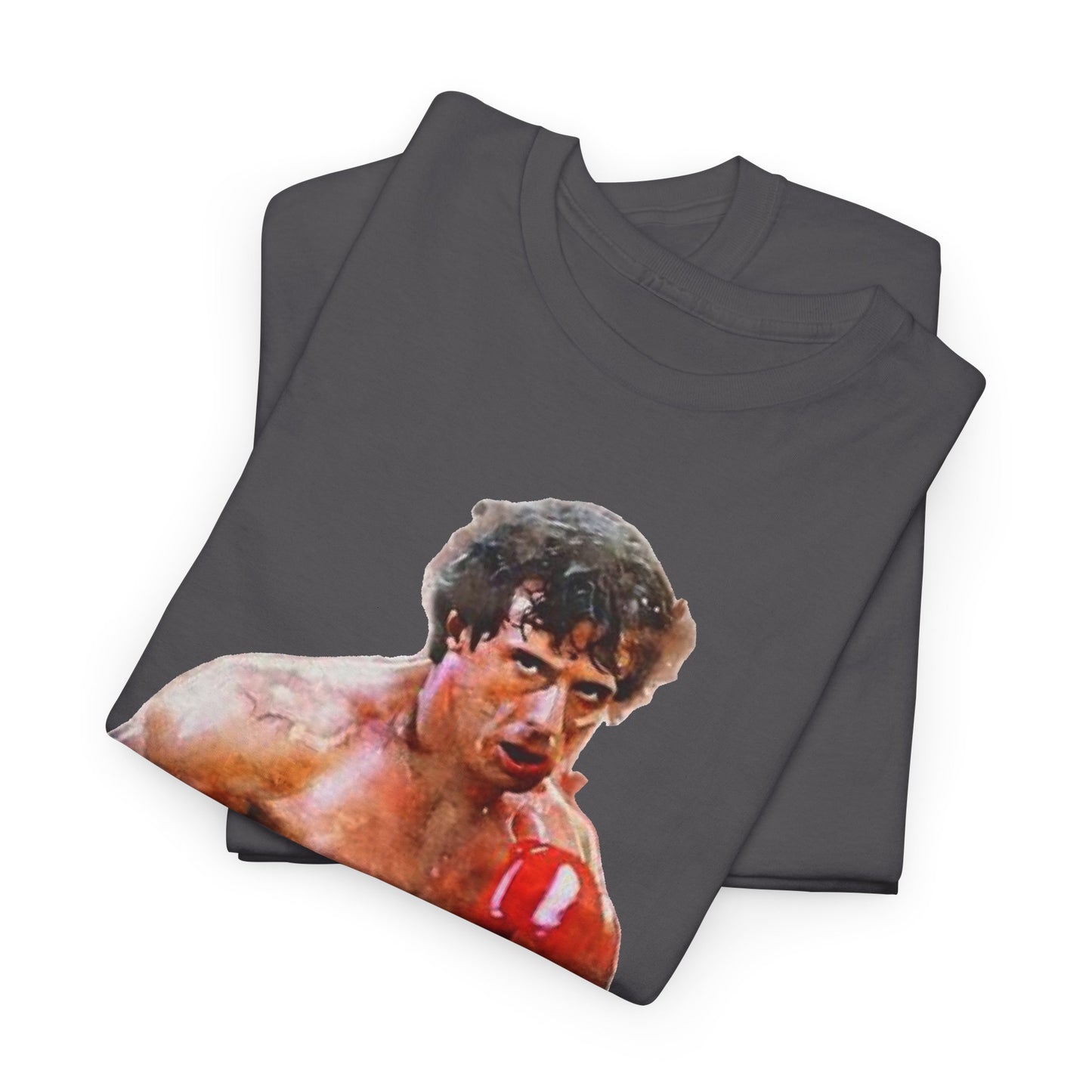 Boxing Rocky Balboa Graphic Tee – Retro Fighter Movie Shirt