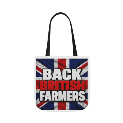 Back British Farmers Canvas Tote Bag — Union Jack Farming Support Tote