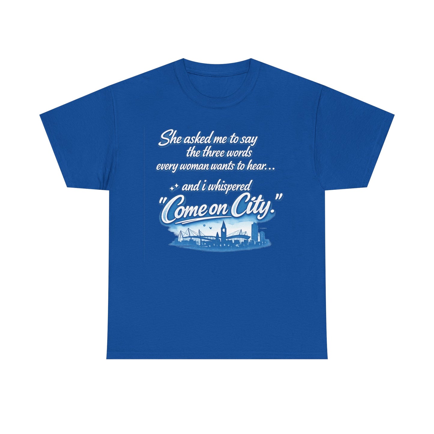 Come on City Skyline Tee — Retro Script Urban Pride T‑Shirt