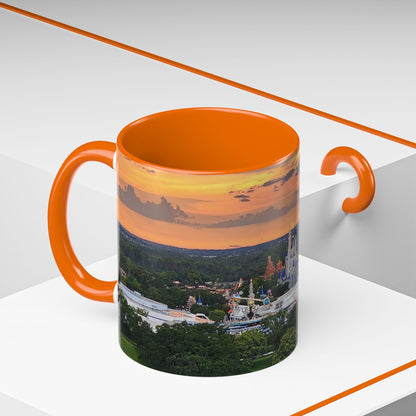 Disney Magic Kingdom Castle Sunset Coffee Mug (Accent, 11/15oz)