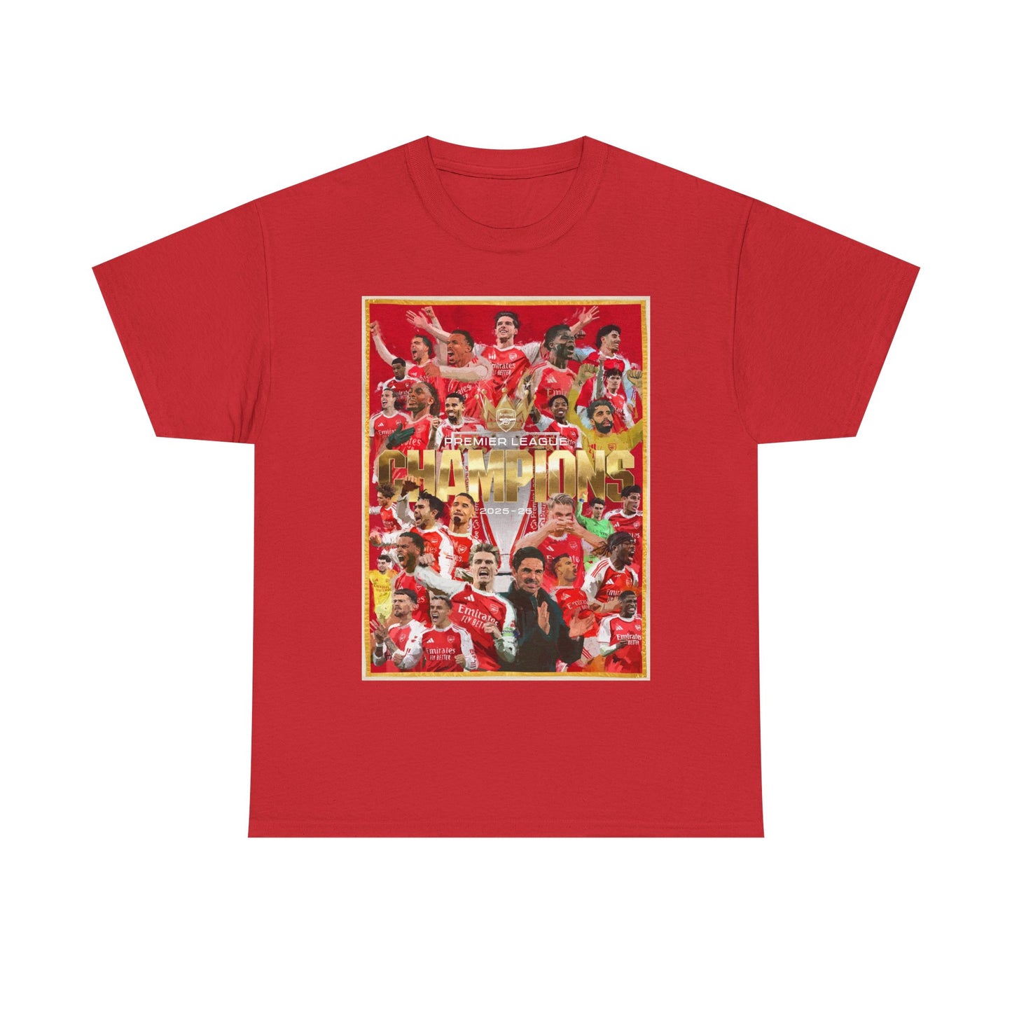 Arsenal Premier League Champions – Players Poster T-shirt