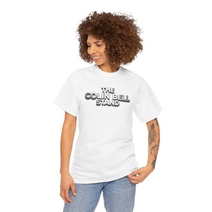 T-Shirt — “The Colin Bell Stand” Retro Chrome Text Tee