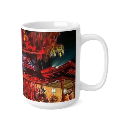 Pirates of the Caribbean Night Scene Ceramic Coffee Mug — 11oz & 15oz