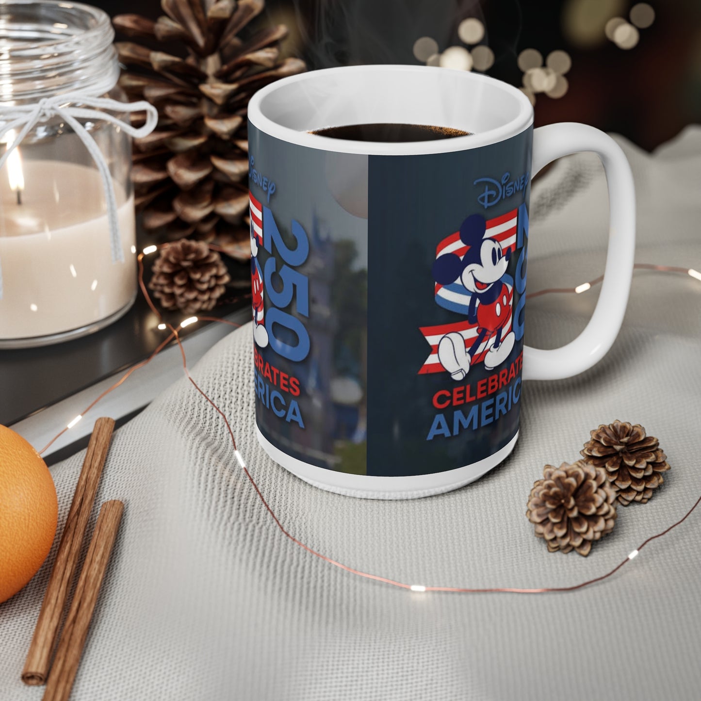 Mickey Mouse 250 Celebrates America Ceramic Mug — 11oz & 15oz