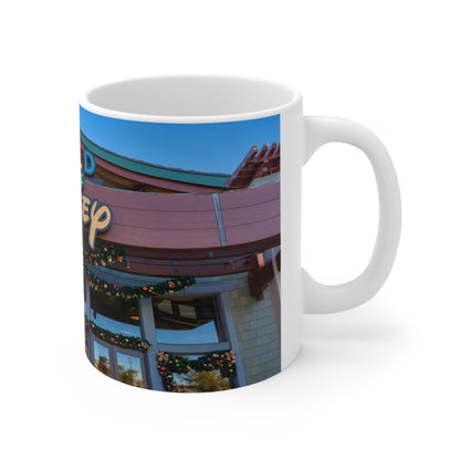 World of Disney Store Sign Ceramic Mug — Theme Park Souvenir Coffee Cup (11oz & 15oz)