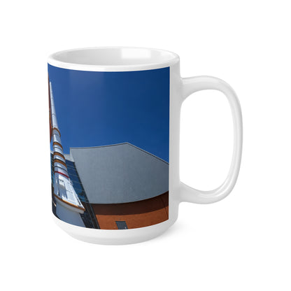 Space Shuttle Stack Ceramic Mug — NASA Rocket Launch Photo Coffee Cup