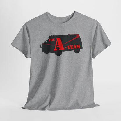 A-Team Van Graphic Tee — Retro Action TV Logo T-Shirt