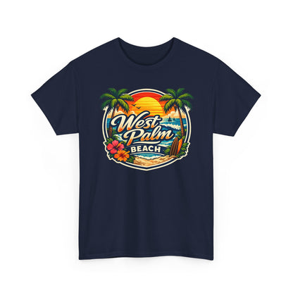 West Palm Beach Retro Sunset T-Shirt