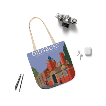 Elm Grove Didsbury C of E Primary School Vintage Travel Canvas Tote Bag