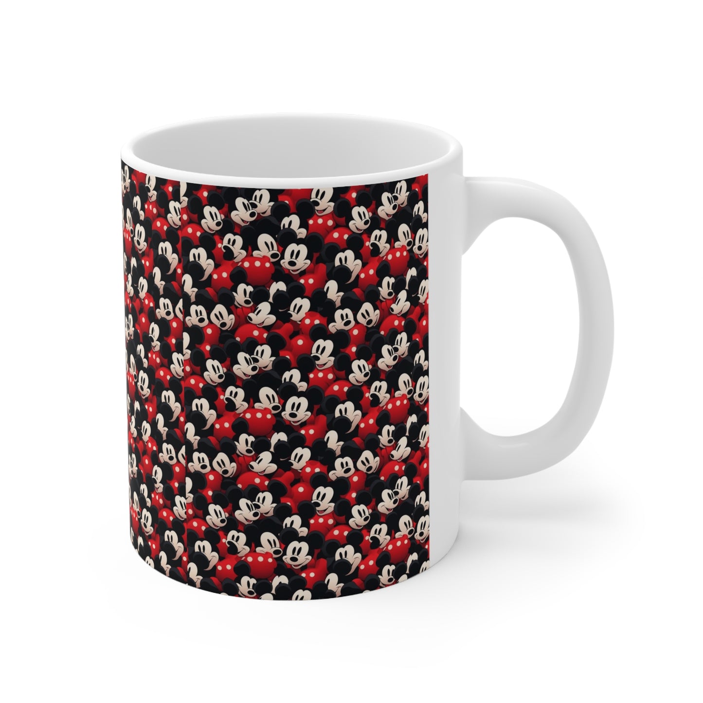Mickey Mouse Character Pattern Ceramic Mug – Retro Cartoon Faces 11oz & 15oz