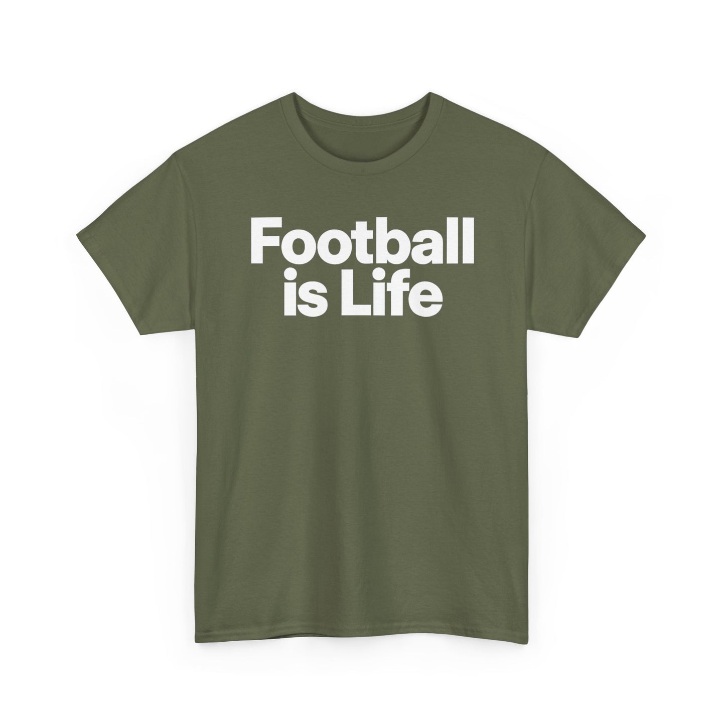 Football Is Life T-Shirt — Bold Graphic Tee for Fans & Players