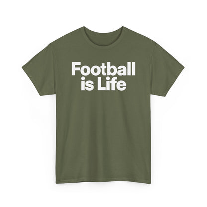 Football Is Life T-Shirt — Bold Graphic Tee for Fans & Players