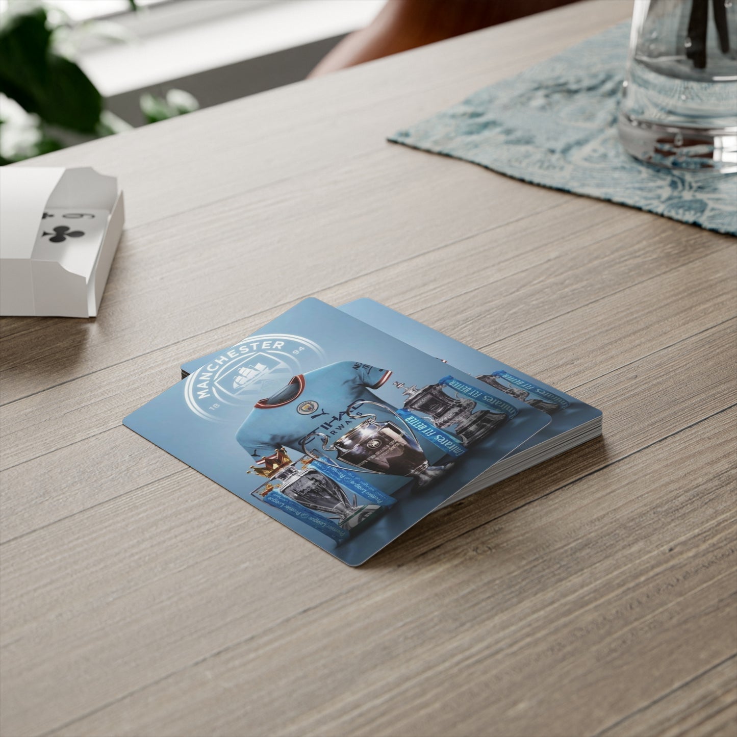 Manchester City Treble Season Playing / Poker Cards