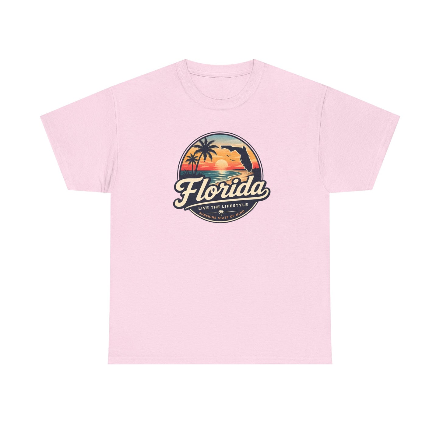 Florida Sunset Tee — Vintage Palm Beach Graphic T-Shirt