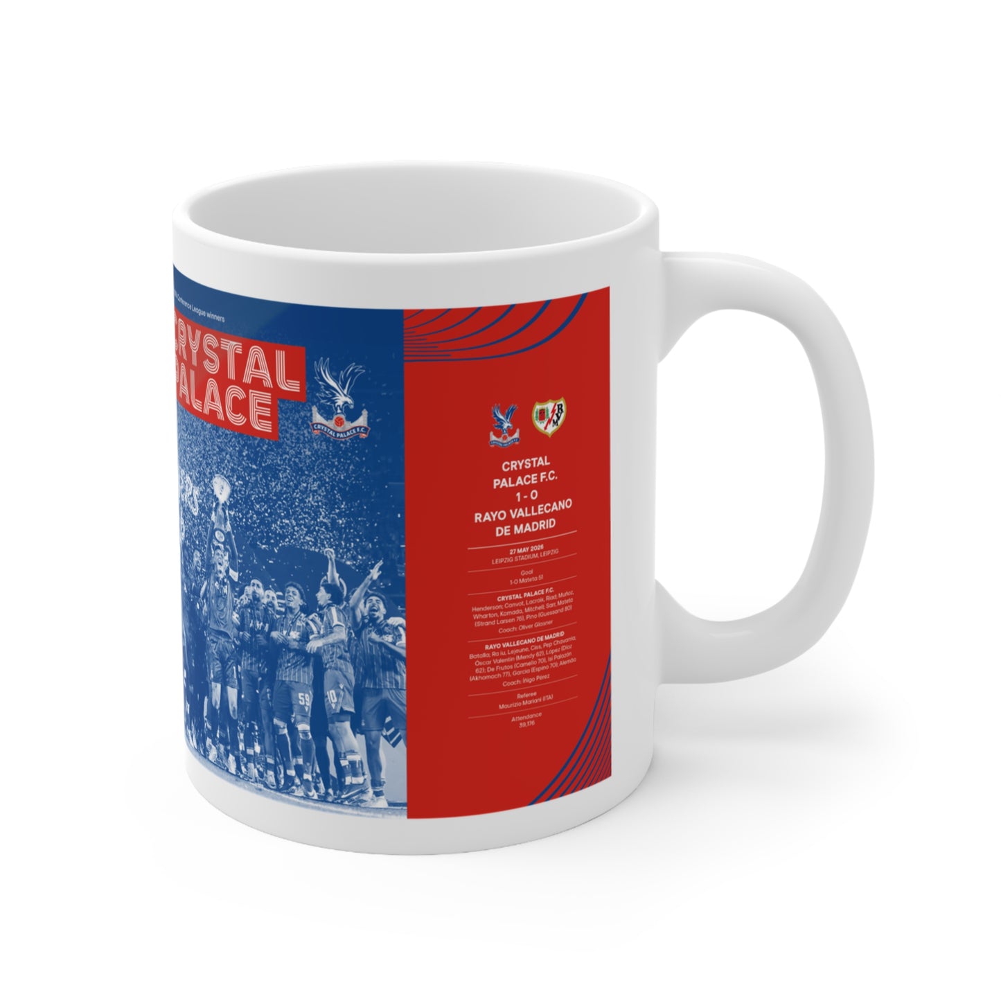 Crystal Palace 2026 UEFA Conference League Winners Coffee Mug – 11oz & 15oz