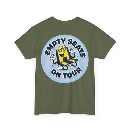 Manchester City T‑Shirt — "Empty Seats On Tour" Cartoon Seat Graphic Tee