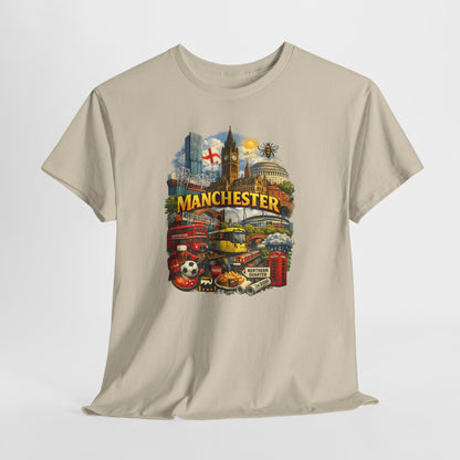Manchester Skyline Collage T-Shirt